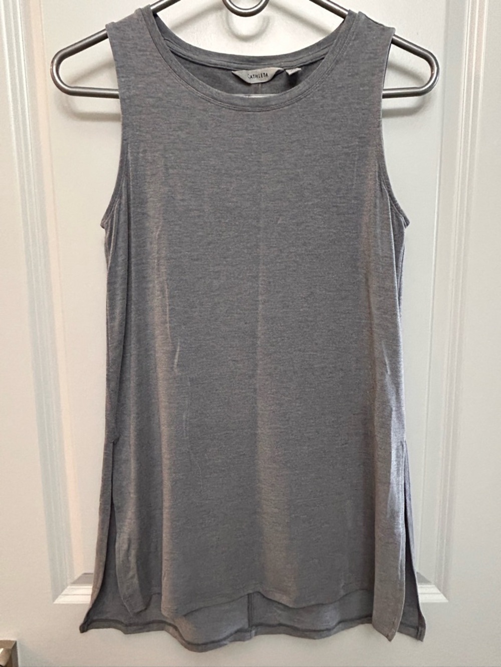 Athleta Sleeveless Gray Tunic Top